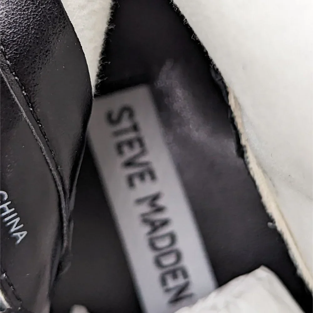 Steve Madden Women Klayton 90's Retro Dolls Chunky Heel Platform Boots Size 8 - Picture 5 of 12